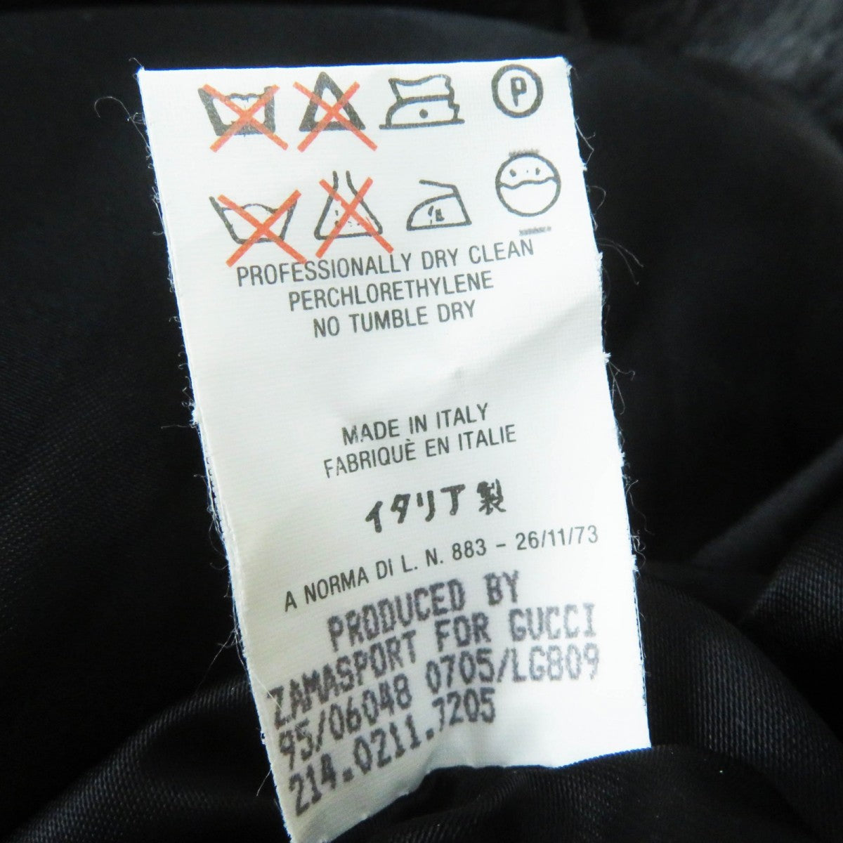 GUCCI coat alpaca Charcoal gray 40