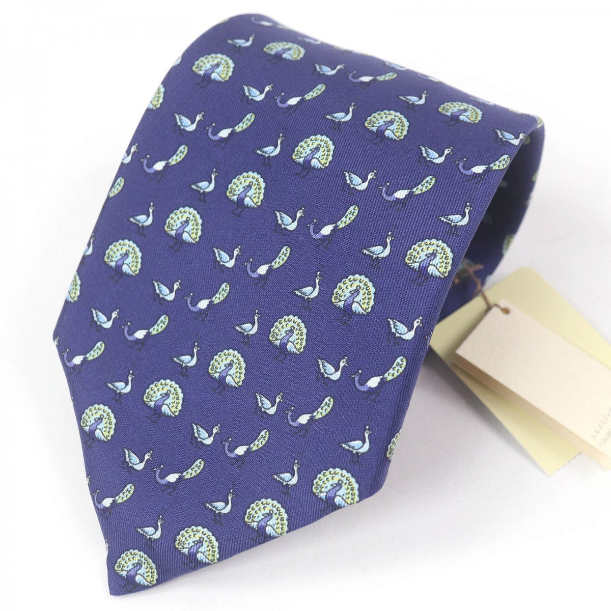 HERMES tie silk Marin