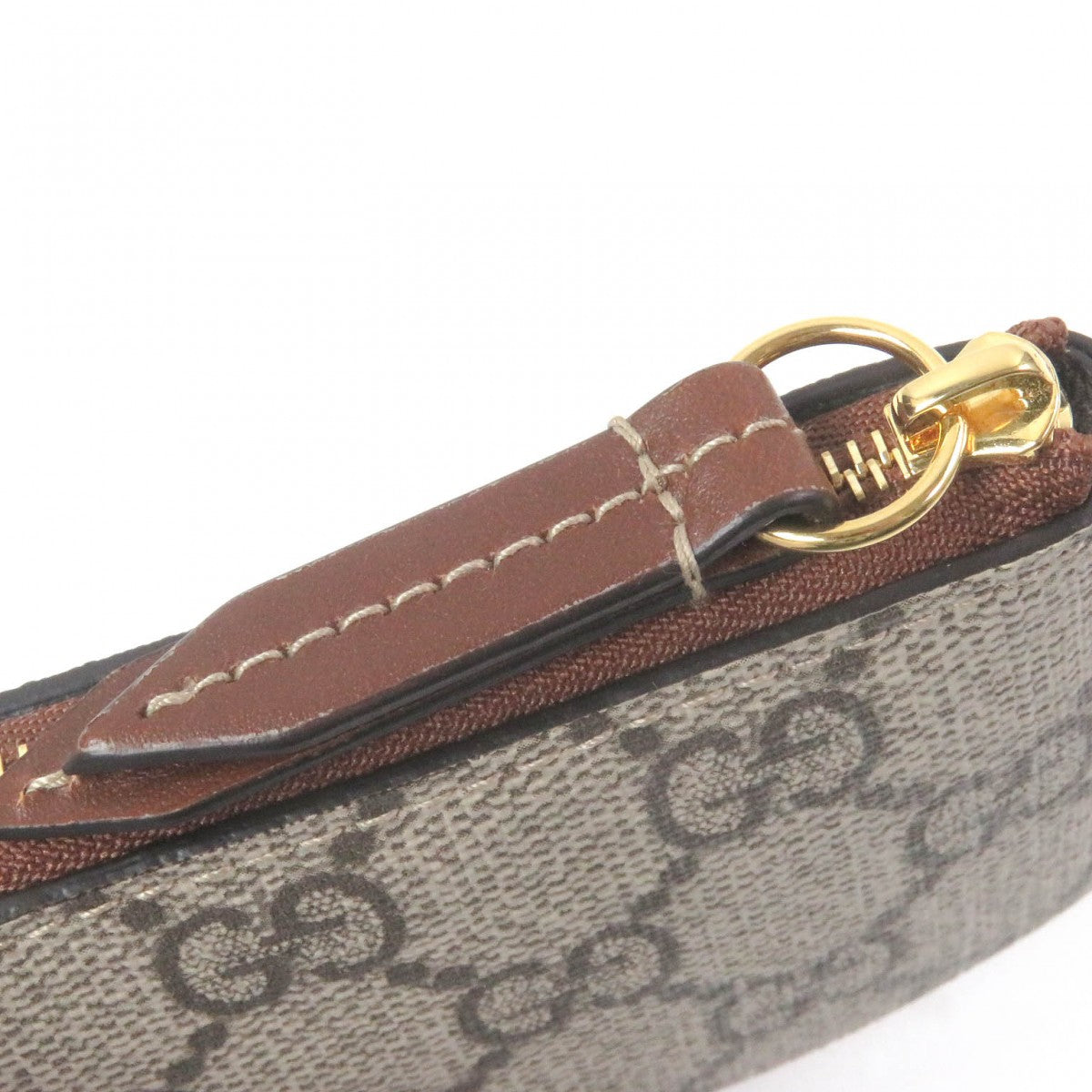 GUCCI Coin case 447964 PVC beige