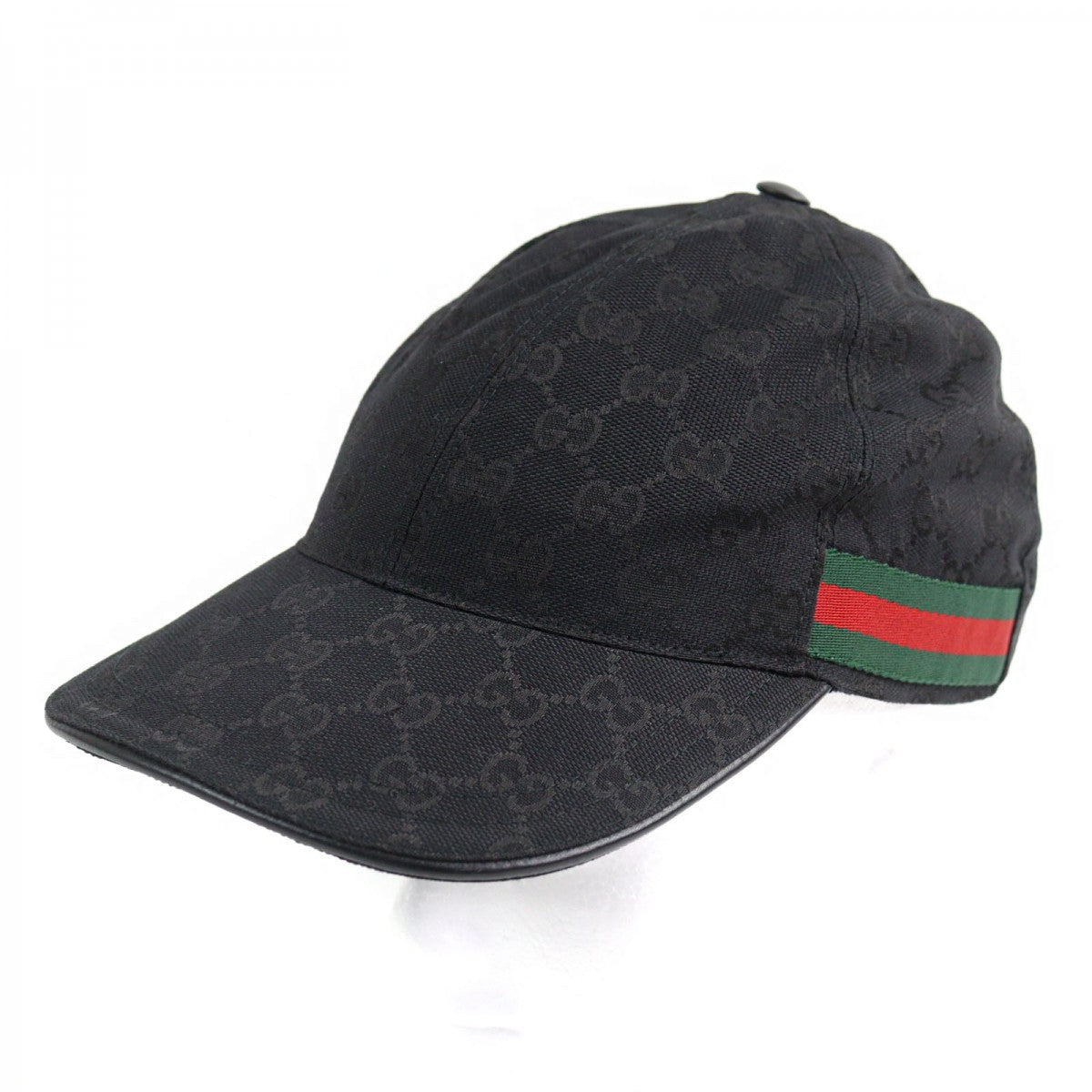 GUCCI cap 200035 polyester Black type All-over pattern M