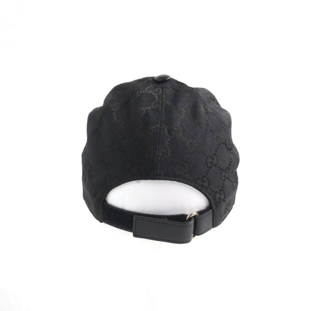 GUCCI cap 200035 polyester Black type All-over pattern M