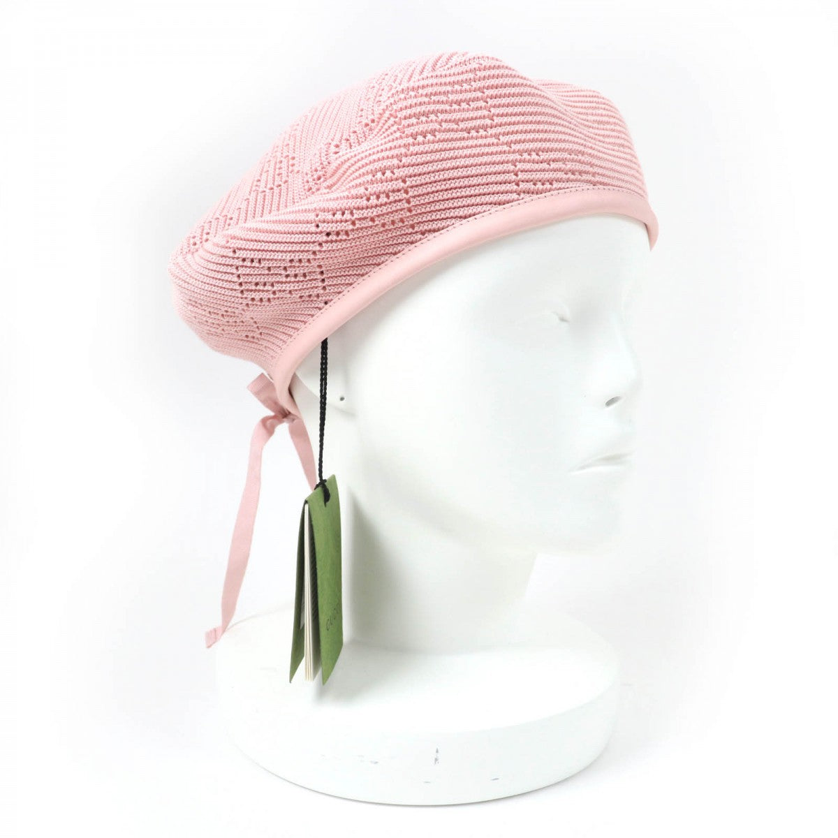 GUCCI beret 656574 cotton pink M