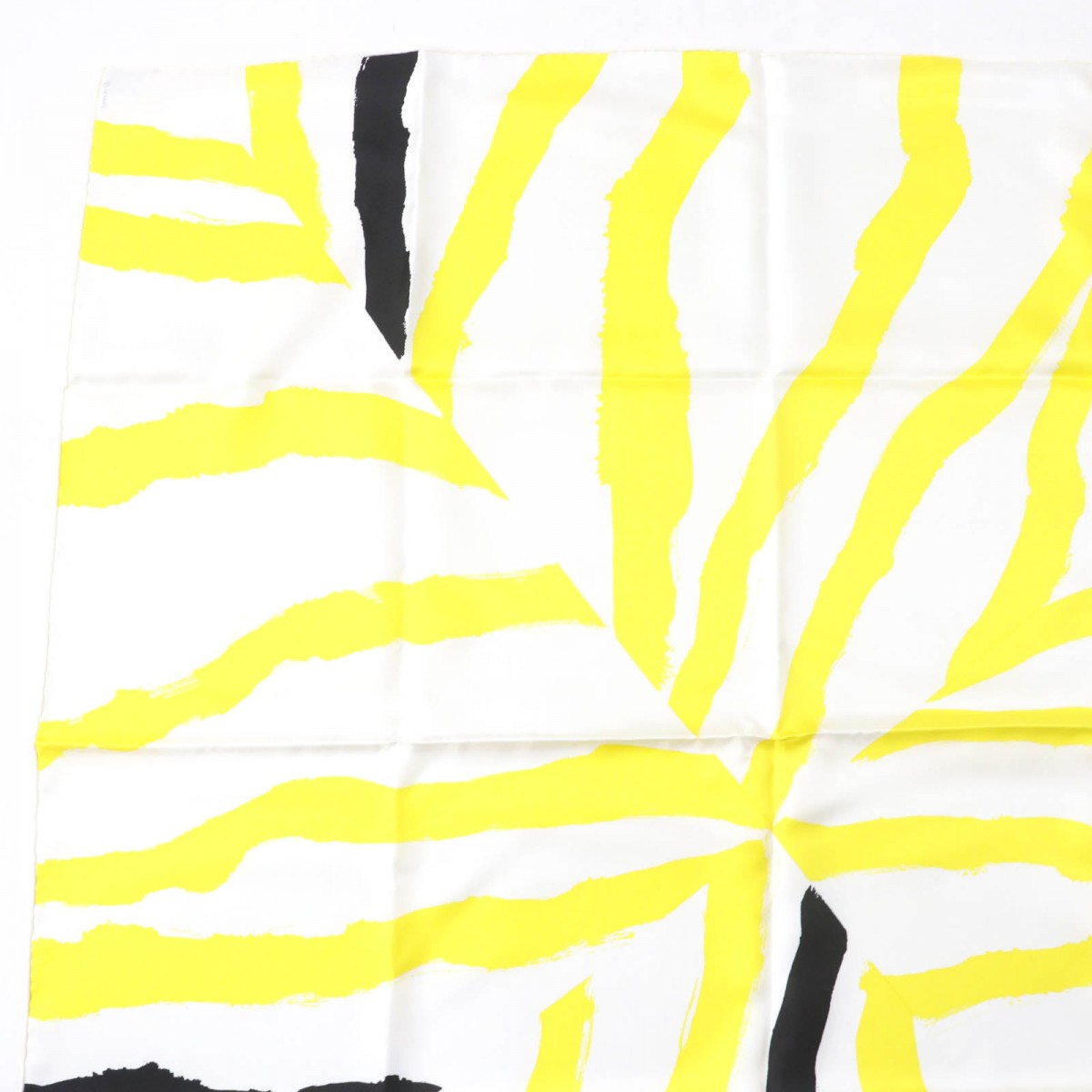 HERMES scarf silk Yellow type Carre90 ROSACE DE JANOS BER