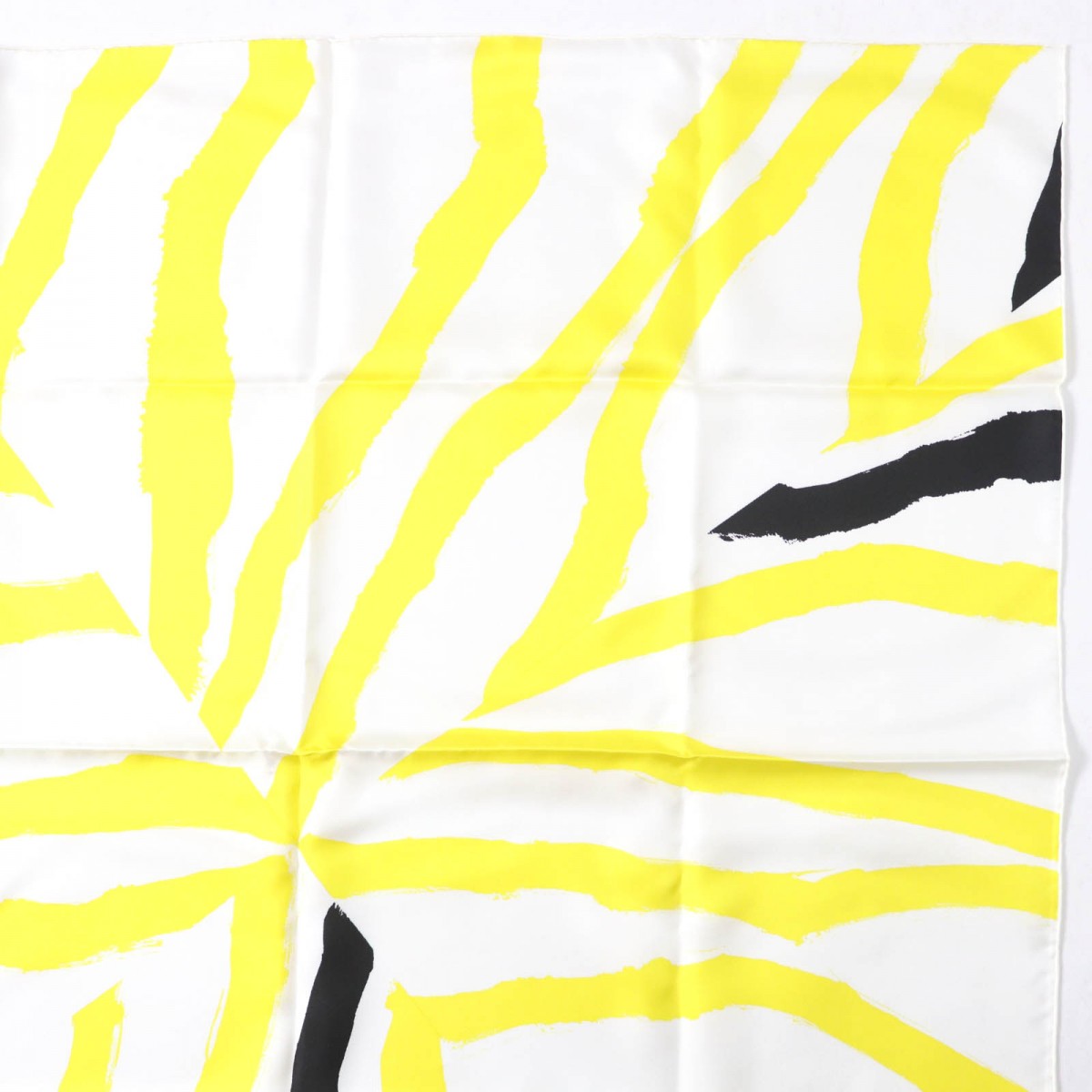 HERMES scarf silk Yellow type Carre90 ROSACE DE JANOS BER