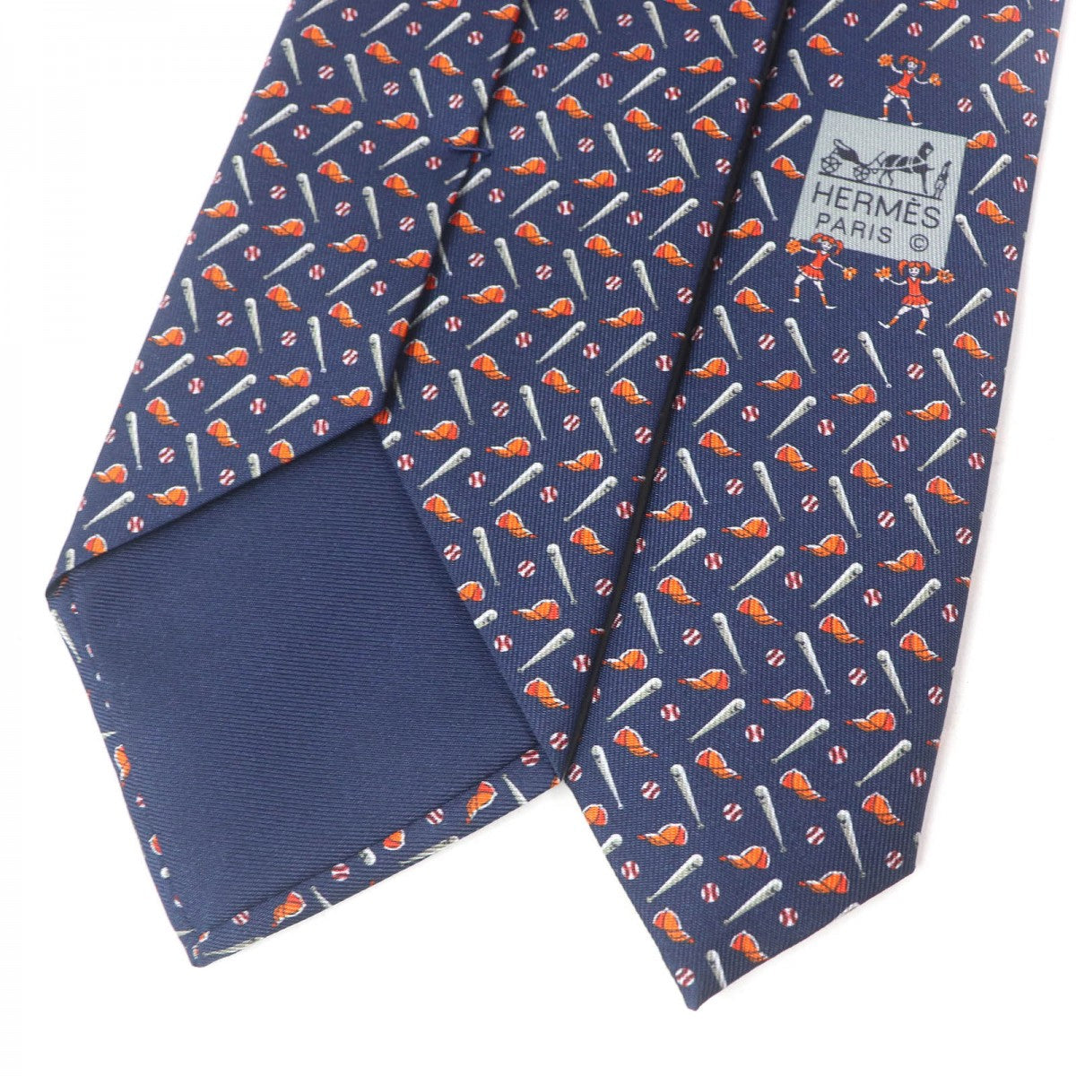 HERMES tie 605942T silk multicolor