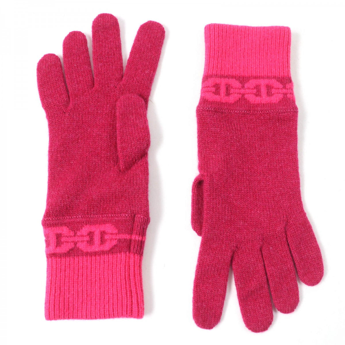 HERMES gloves H232006G cashmere Rose Extreme HEAVEN M