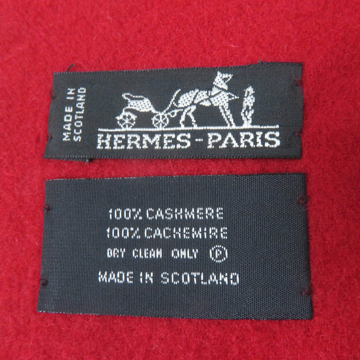 HERMES Stall cashmere Red