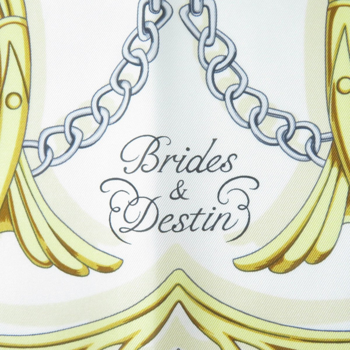 HERMES scarf silk multicolor Carre90 Brides et Destin