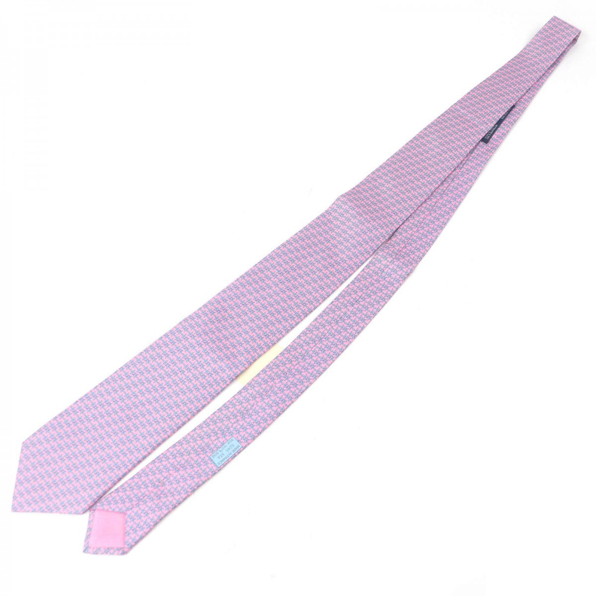 HERMES tie 6246MA silk pink