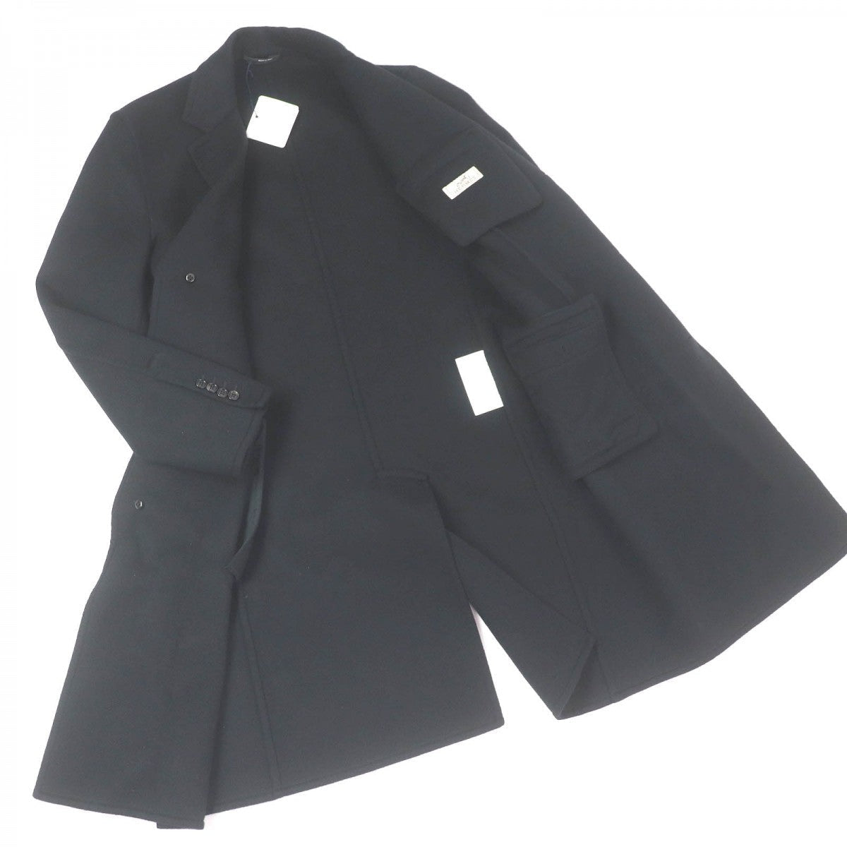 HERMES Chester coat cashmere black 48