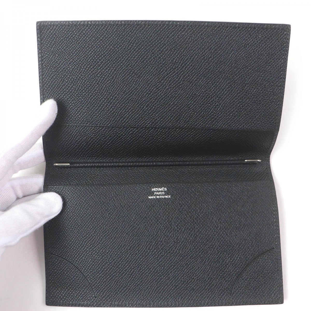 HERMES Notebook cover Epsom black Agenda Vision 2