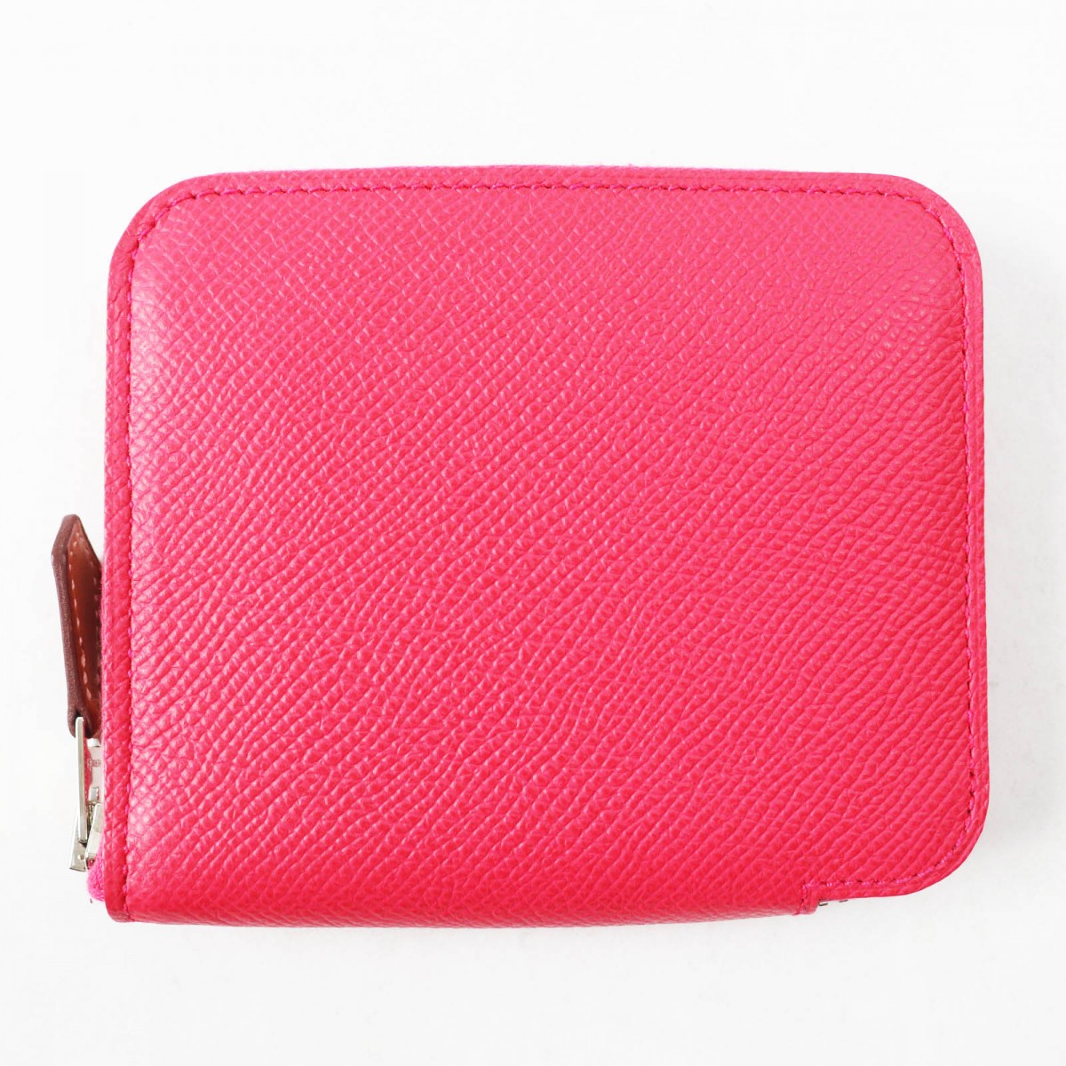 HERMES Coin case Epsom Rose Extreme Asap Compact Silk Inn