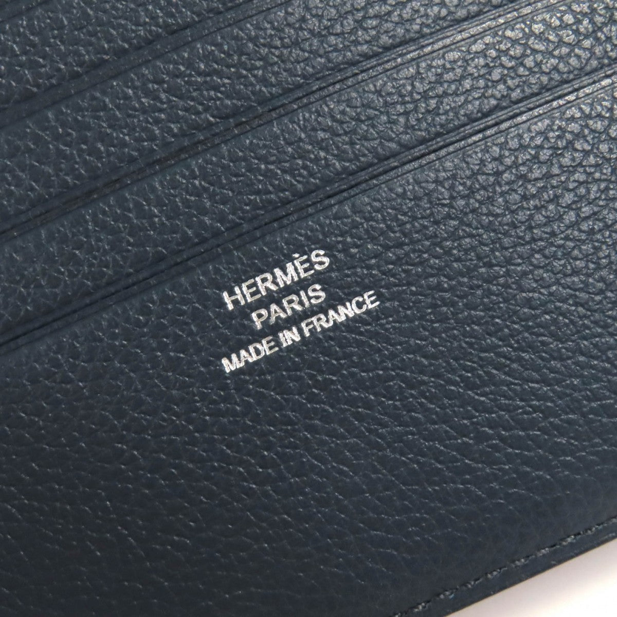 HERMES Bifold Wallet Evercolor Corver CITIZEN TWILL COMPACT Citizen Twill Compact