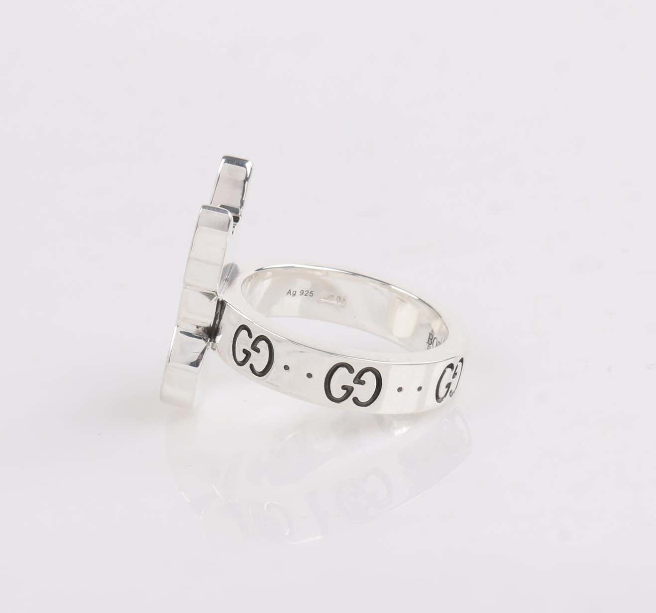 Gucci Orso Dog Ring in Sterling Silver