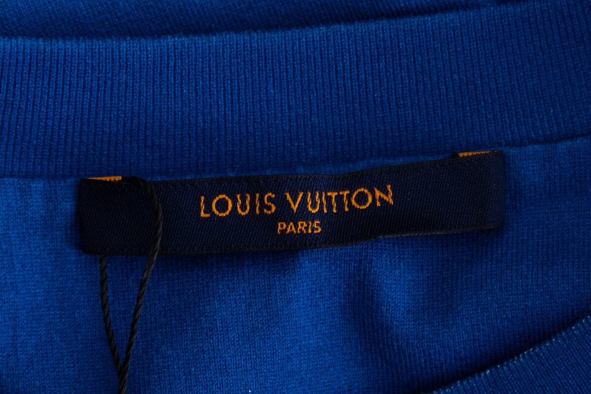 Louis Vuitton 2020  Blue & White Clouds T-Shirt SZ S