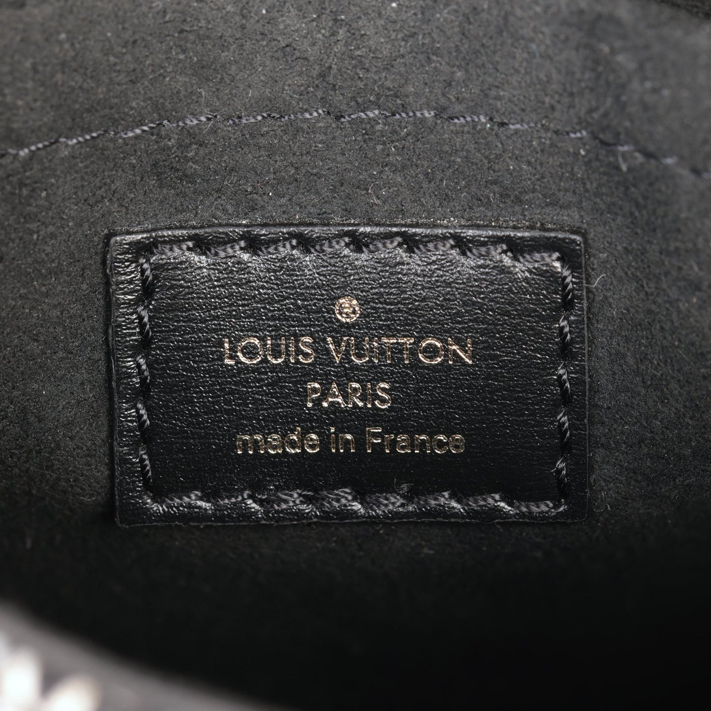 Louis Vuitton Black 1854 Monogram Canvas & Calfskin Leather Mini Sac Plat Shoulder Bag