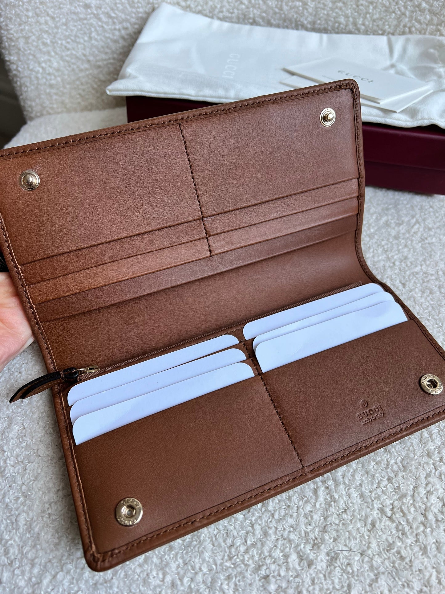 Gucci Emblem Continental Wallet (RRP £550)