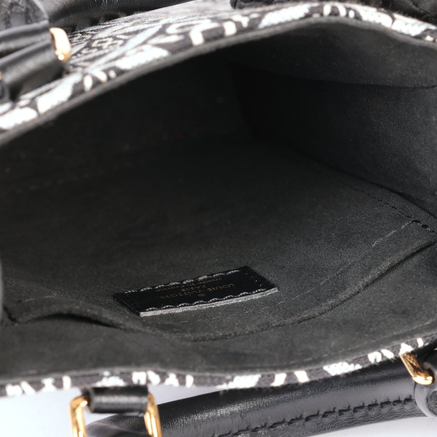 Louis Vuitton Black 1854 Monogram Canvas & Calfskin Leather Mini Sac Plat Shoulder Bag