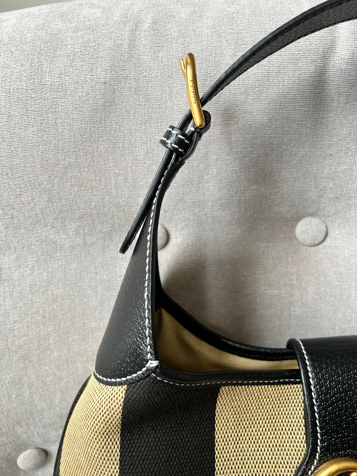 Gucci Stripe Medium Aphrodite Shoulder Bag (RRP £1400)