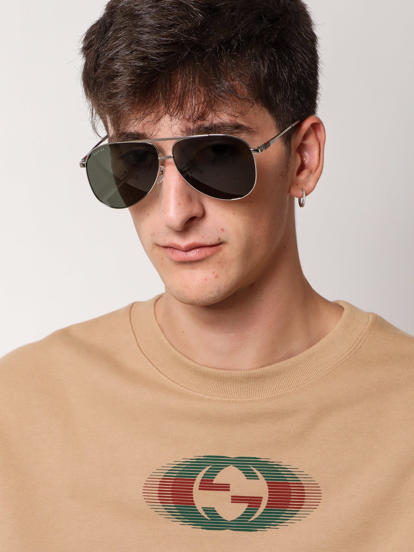 Gucci Man Gucci Man Grey Sunglasses