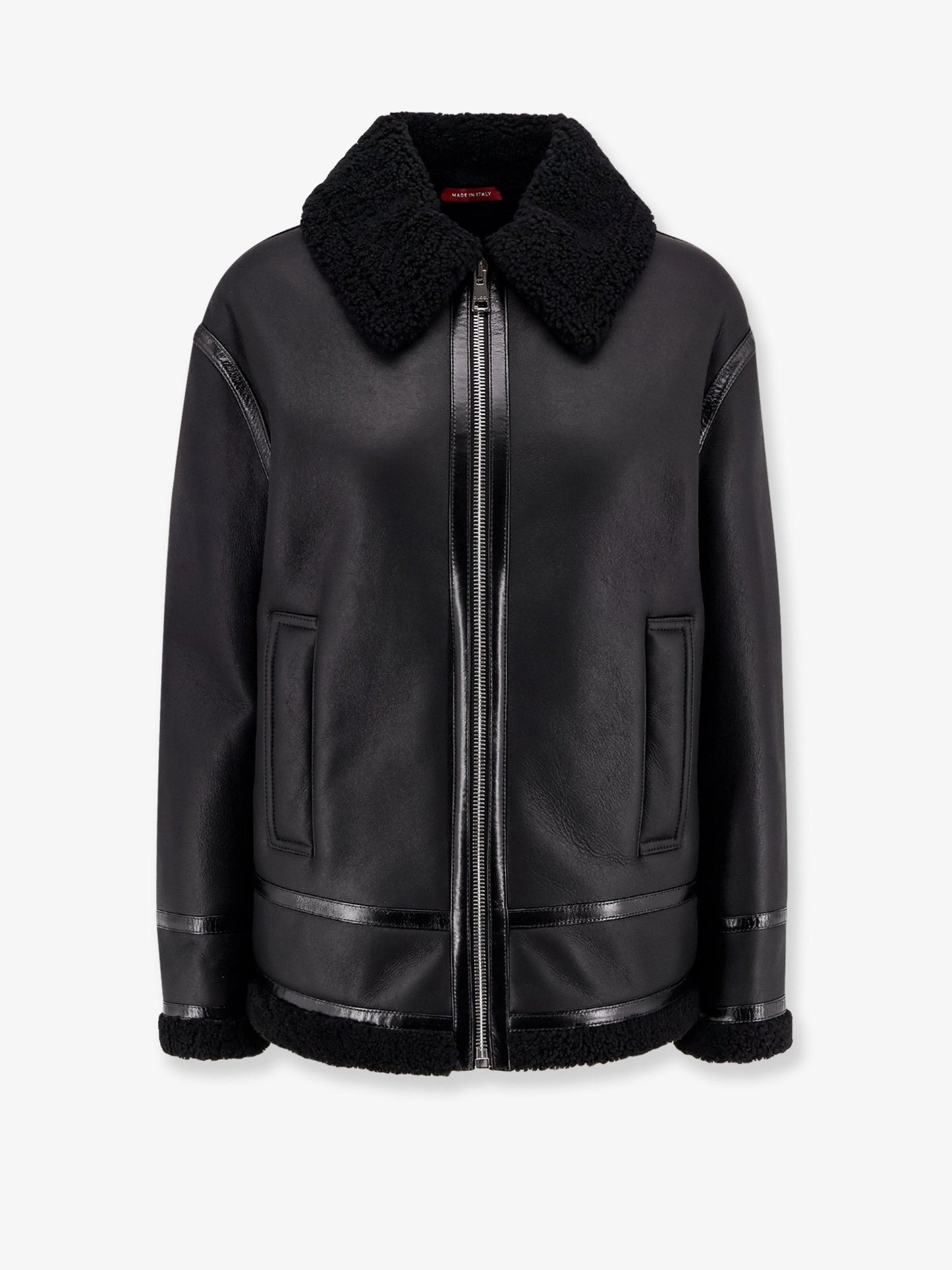 Gucci Woman Gucci Woman Black Leather Jackets