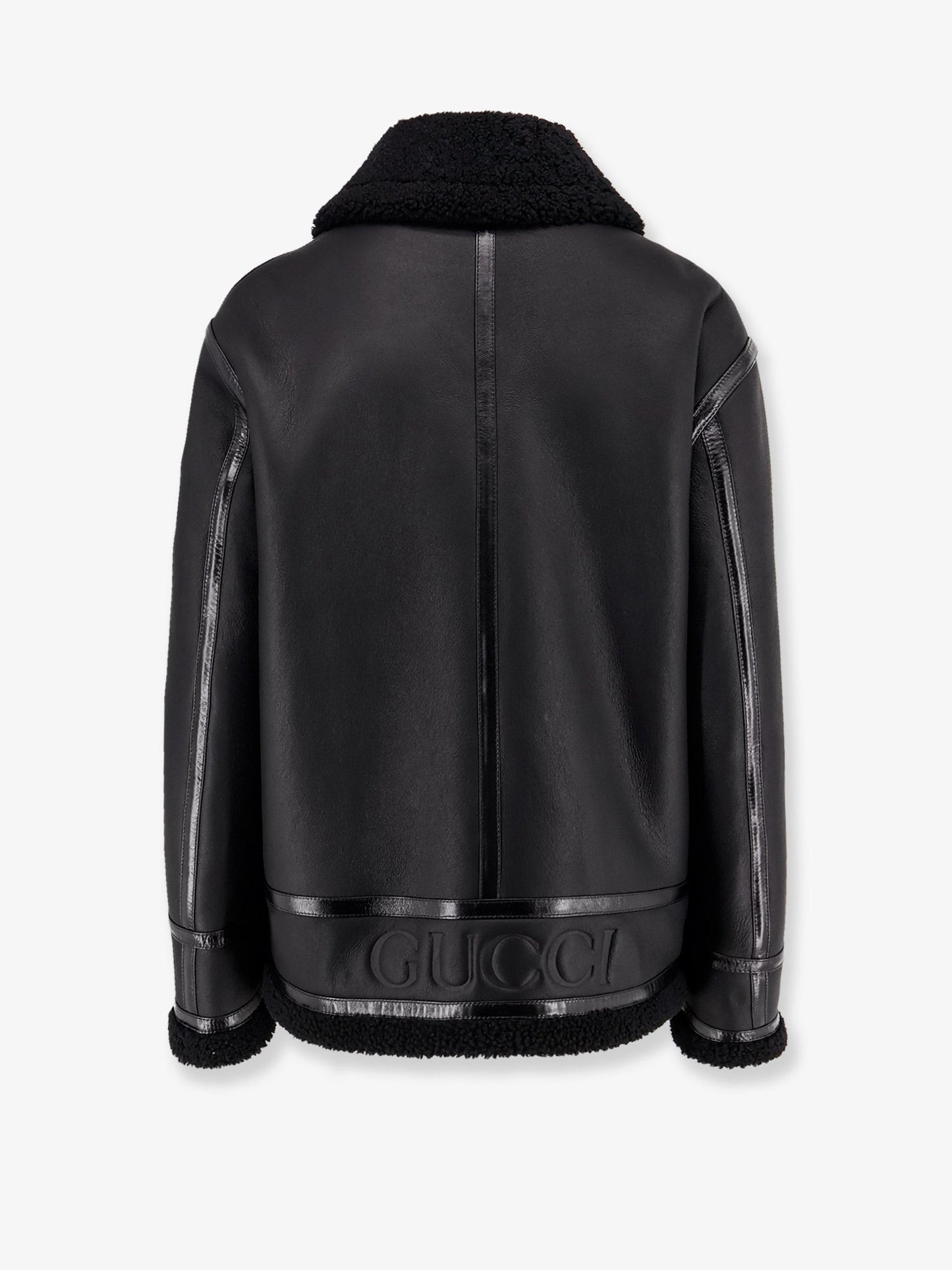 Gucci Woman Gucci Woman Black Leather Jackets