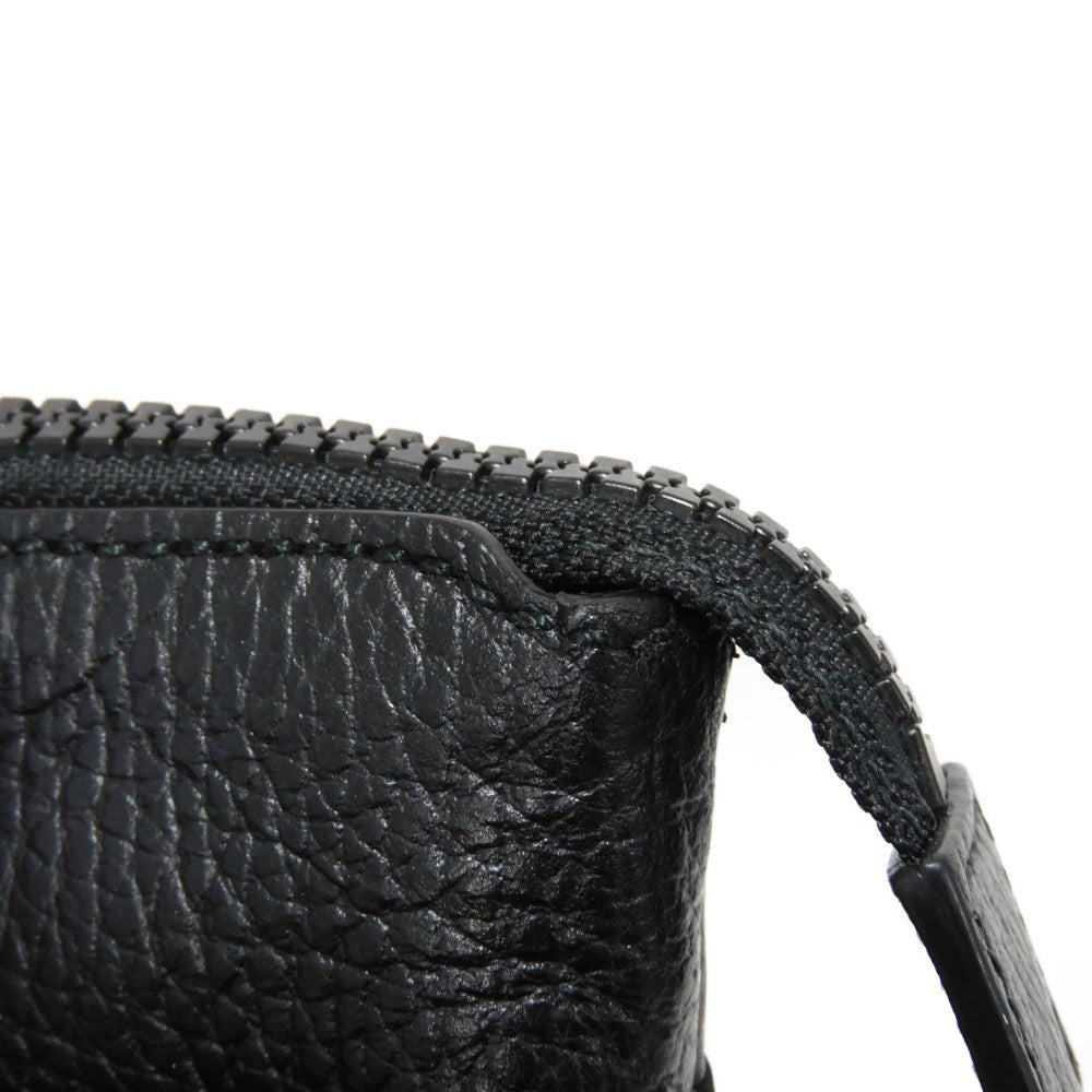 GUCCI Shoulder Bag 510342 K28BN 1000 Nylon canvas x calf leather (embossed) black Logo embossed Calfskin nylon GG nylon Small messenger bag mens(Unisex) Used
