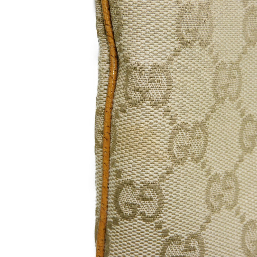 GUCCI Shoulder Bag 113013 GG canvas x pigskin beige Double G Brown Crossbody GG canvas Messenger bag unisex(Unisex) Used