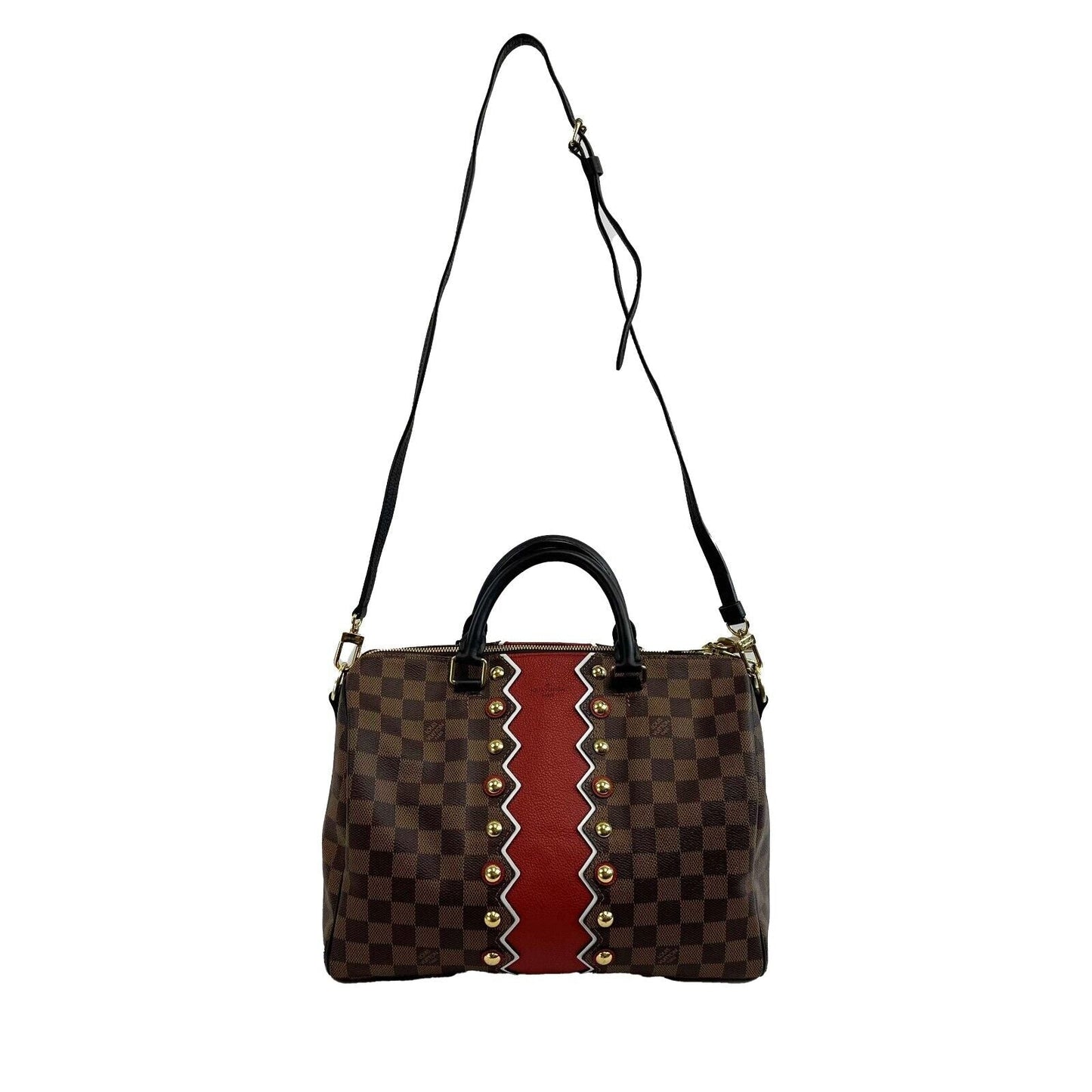 LOUIS VUITTON - LV Damier Ebene Karakoram Speedy Bandouliere 30 w/ Strap