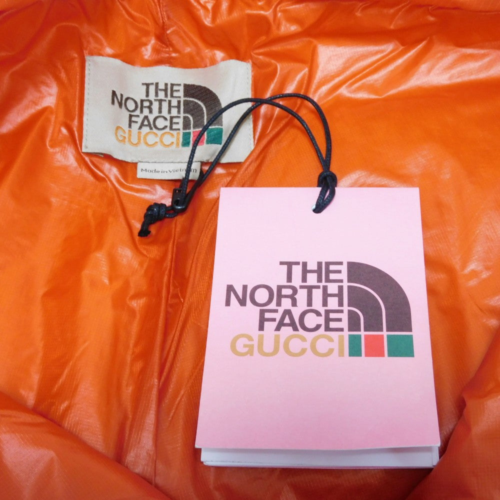 GUCCI Pants 663764 XAAC6 6677 Nylonx poly Urethane Orange logo web stripe padding drawstring S 175/78A unused North Face Nylon Cargo mens S (175/78A) Used