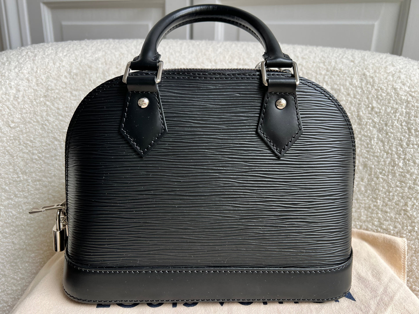 Louis Vuitton Alma BB Black Epi