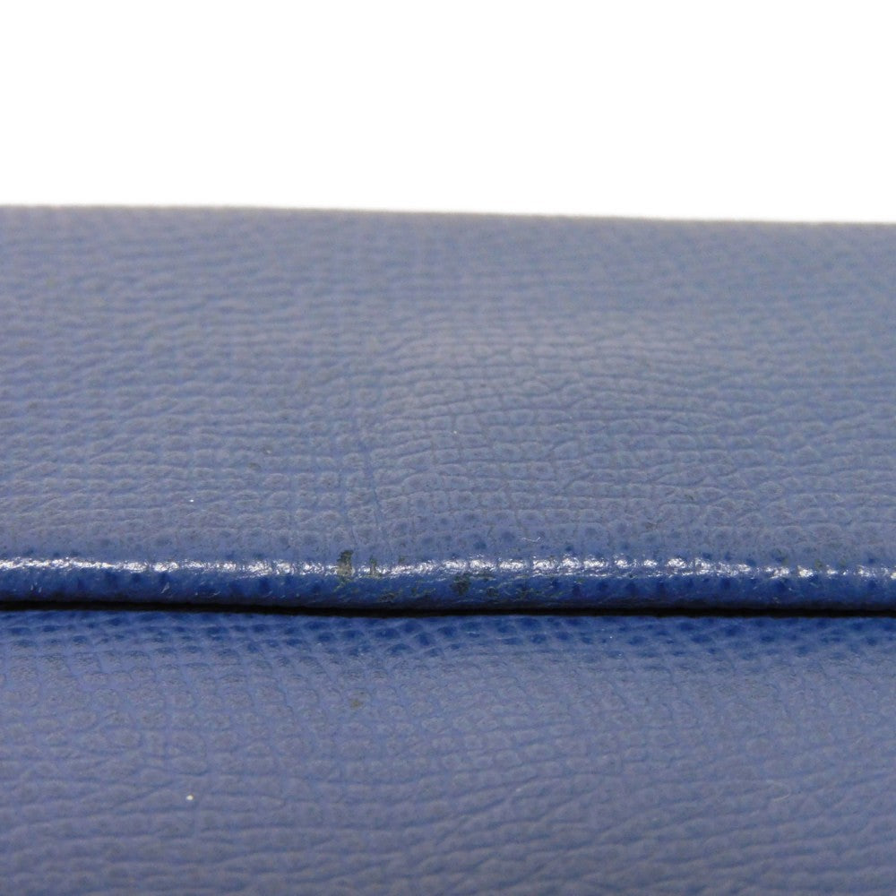 HERMES Coin case H078357CKAE Epsom Blue Brighton x Blue Izmir Blue Brighton Blue Izmir Bicolor Coin Pocket Wallet Verso Bastia unisex(Unisex) Used