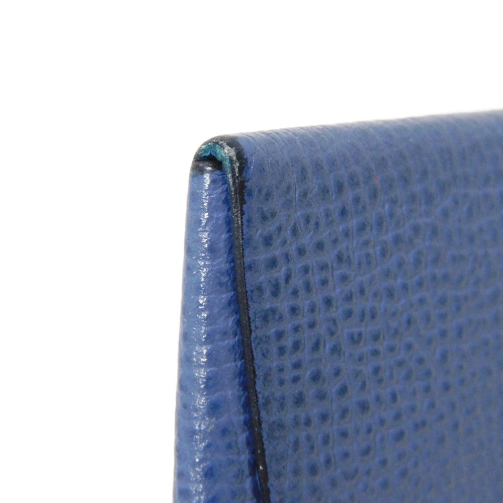 HERMES Coin case H078357CKAE Epsom Blue Brighton x Blue Izmir Blue Brighton Blue Izmir Bicolor Coin Pocket Wallet Verso Bastia unisex(Unisex) Used
