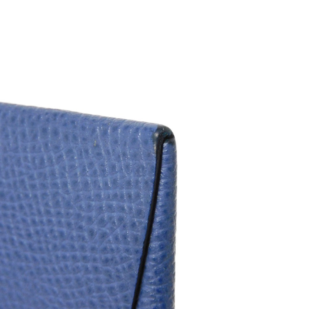 HERMES Coin case H078357CKAE Epsom Blue Brighton x Blue Izmir Blue Brighton Blue Izmir Bicolor Coin Pocket Wallet Verso Bastia unisex(Unisex) Used
