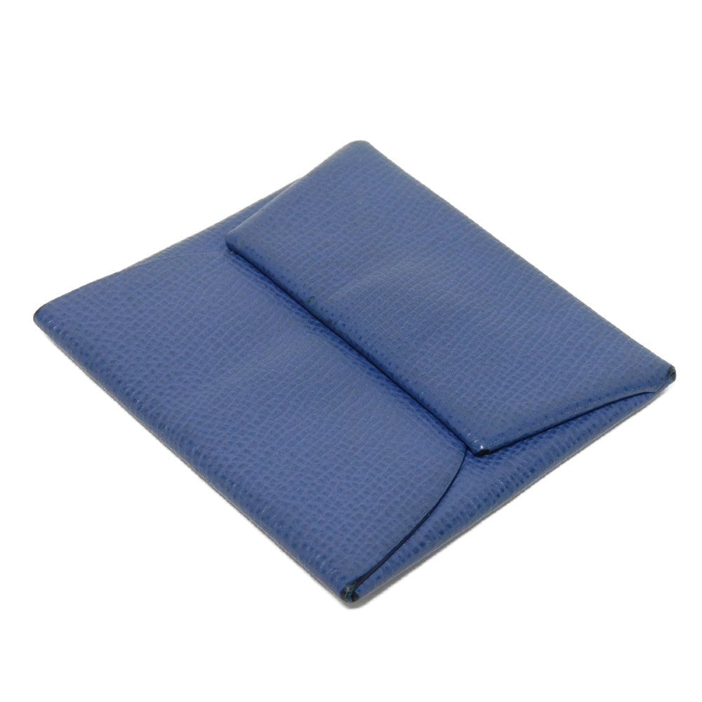 HERMES Coin case H078357CKAE Epsom Blue Brighton x Blue Izmir Blue Brighton Blue Izmir Bicolor Coin Pocket Wallet Verso Bastia unisex(Unisex) Used