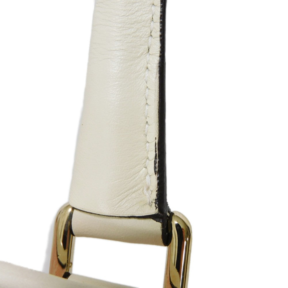GUCCI Tote Bag 257302 GG canvas x calf leather Light pink Leather Patch Ivory Bicolor Shoulder Bag Logo embossing GG canvas tote unisex(Unisex) Used