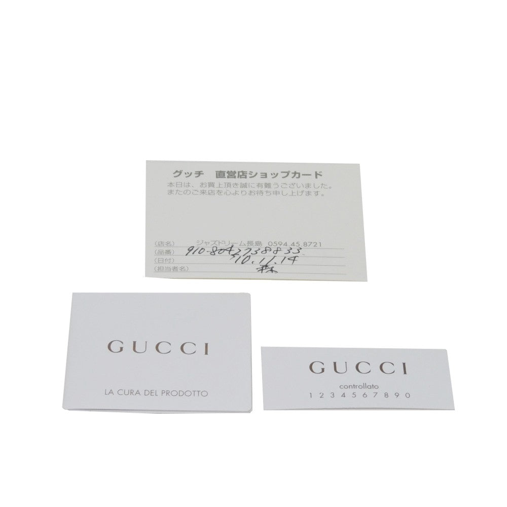GUCCI Tote Bag 257302 GG canvas x calf leather Light pink Leather Patch Ivory Bicolor Shoulder Bag Logo embossing GG canvas tote unisex(Unisex) Used