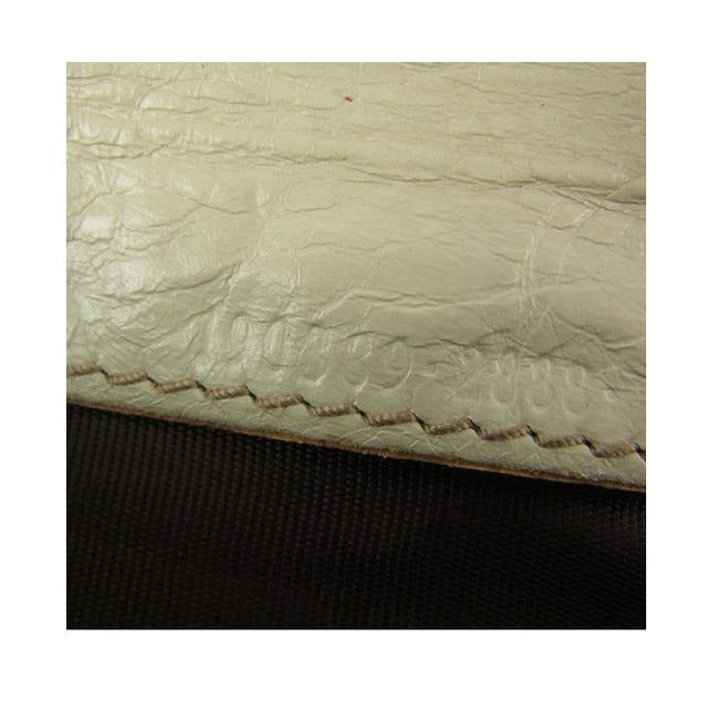 Gucci White Leather With Gold G Hinge Closure Vintage Wallet