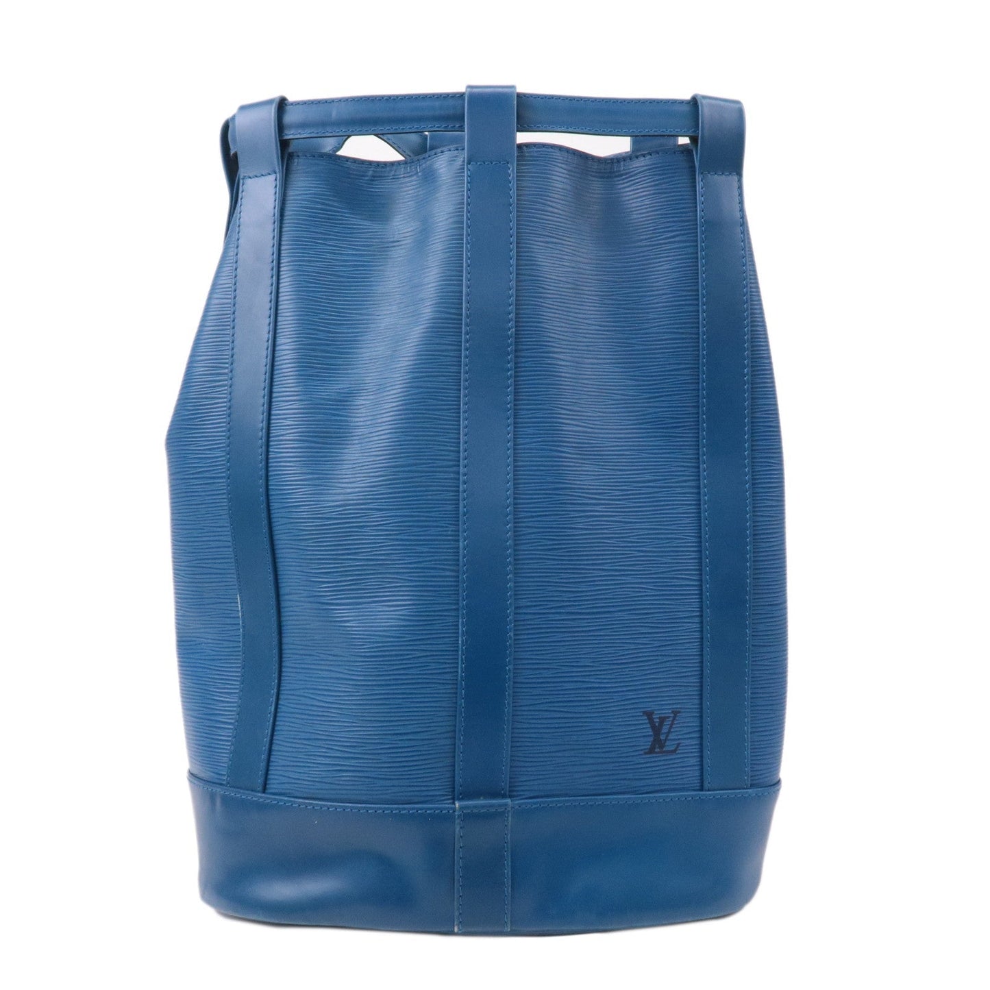 Louis Vuitton Epi Randonnee PM Laundry Bag Toledo Blue M52355