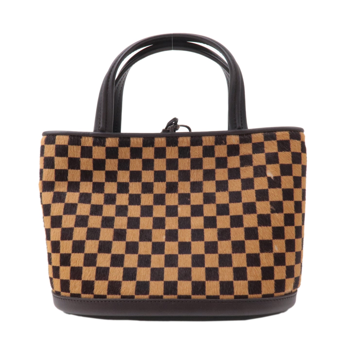 Louis Vuitton Damier Sauvage Impala Hand Bag Brown M92133