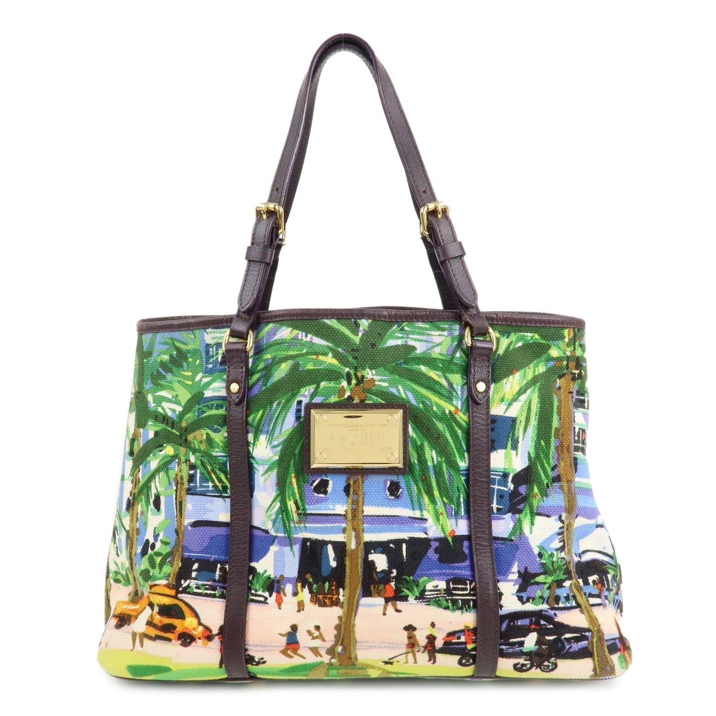 Louis Vuitton Ailleurs Cabas Promenade PM Tote Bag Green M93771
