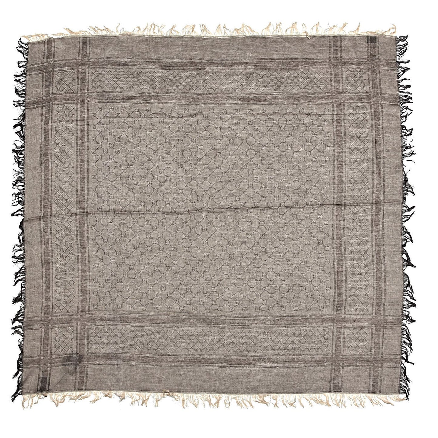 Gucci GG Guccissima Monogram Surviee Scarf in Brown