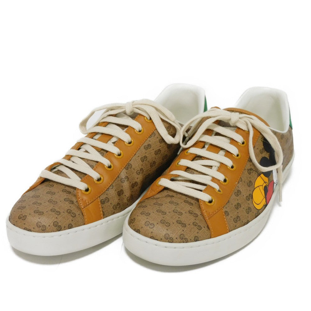 GUCCI sneakers 602548 HWM10 8961 GG Mini Supreme Brown GG Mini Supreme Ace Mickey Mouse 8 1/2