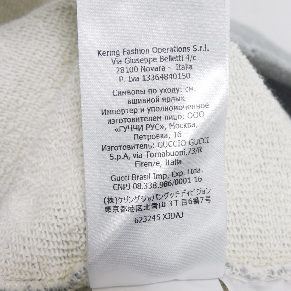 GUCCI sweat 623245 XJDAJ 1230 cotton gray Disney Vintage-like Donald Duck logo print M
