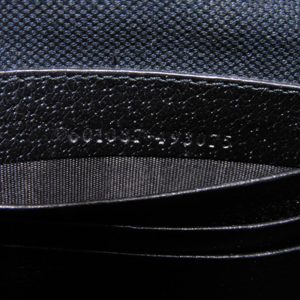 GUCCI Clutch bag 601087 H20BN 1058 GG psychedelic canvas x calf leather (embossed) multicolor Star Double G Black Handle Strap Business Bag GG Psychedelic Pouch mens Used