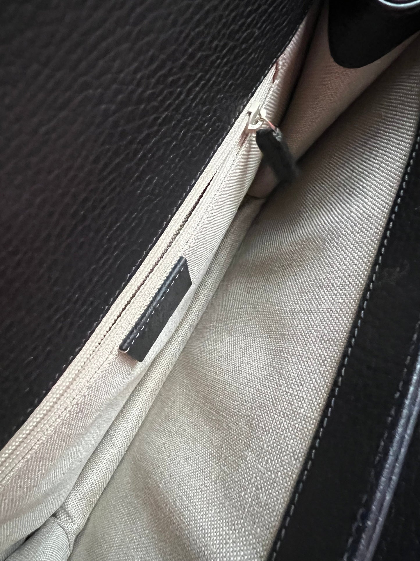 Gucci Interlocking GG Black Medium Shoulder Bag
