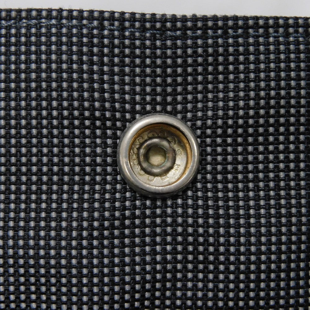 HERMES Tote Bag Nylon canvas (polyamide x polyester) Dark gray H Mark Nylon Canvas Shoulder Bag Serie button Her Line Tote GM unisex(Unisex) Used