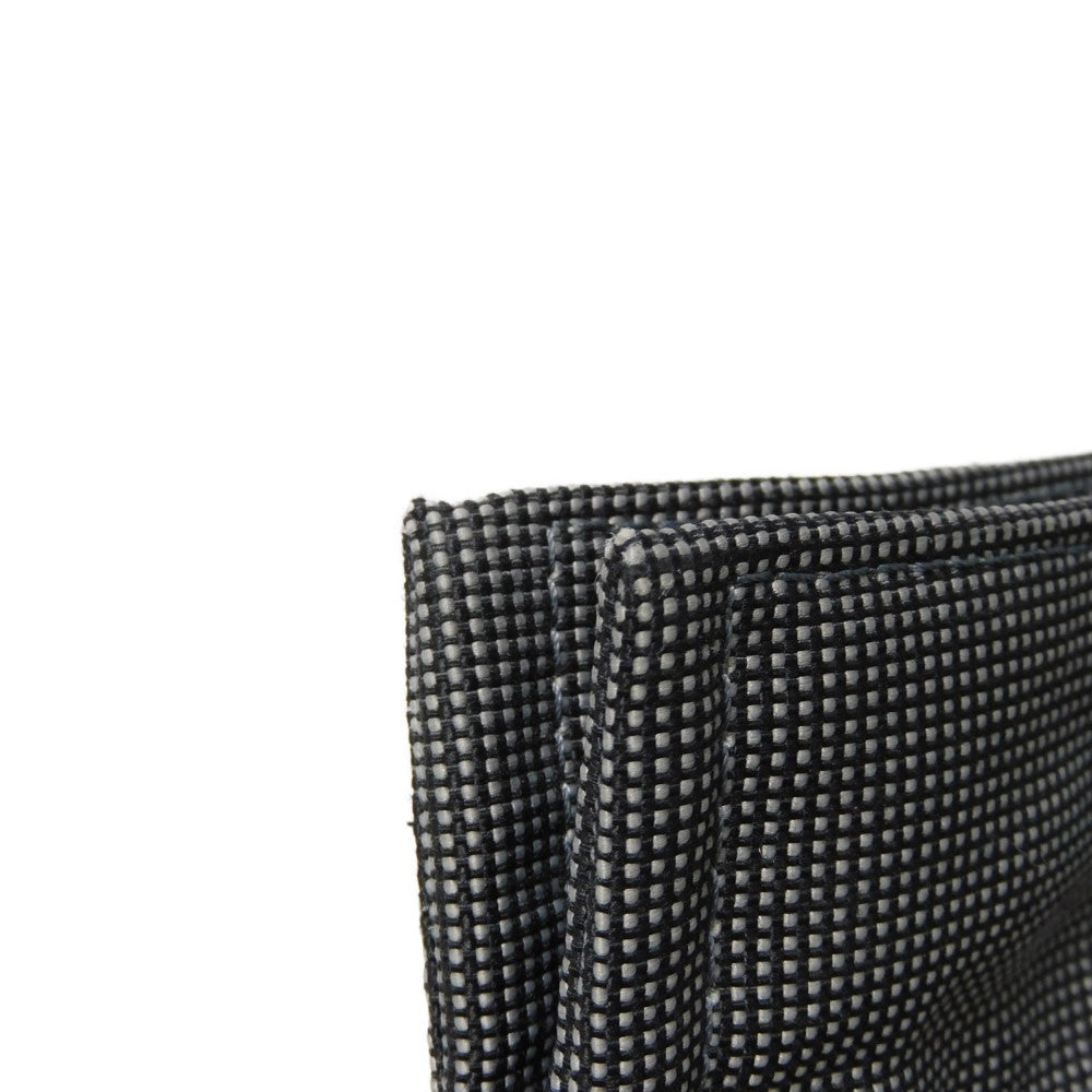 HERMES Tote Bag Nylon canvas (polyamide x polyester) Dark gray H Mark Nylon Canvas Shoulder Bag Serie button Her Line Tote GM unisex(Unisex) Used