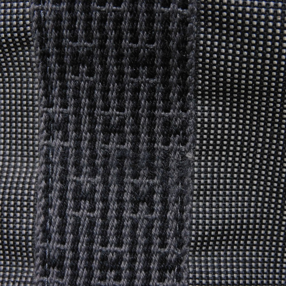 HERMES Tote Bag Nylon canvas (polyamide x polyester) Dark gray H Mark Nylon Canvas Shoulder Bag Serie button Her Line Tote GM unisex(Unisex) Used