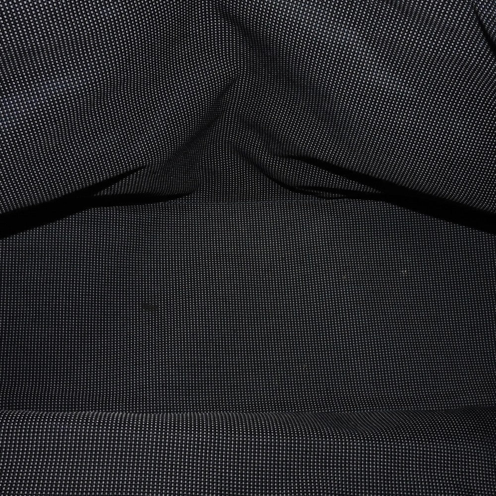 HERMES Tote Bag Nylon canvas (polyamide x polyester) Dark gray H Mark Nylon Canvas Shoulder Bag Serie button Her Line Tote GM unisex(Unisex) Used